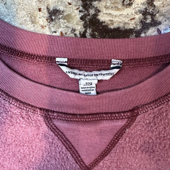 American Eagle XXS Pullover Mauve - Picture 3 of 5